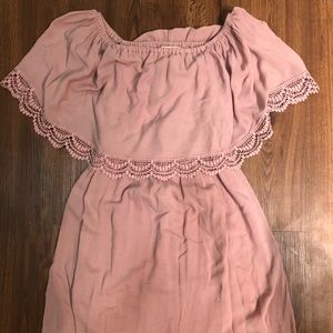 Off the shoulder dress